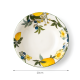 Lemon Pattern Porcelain Plate